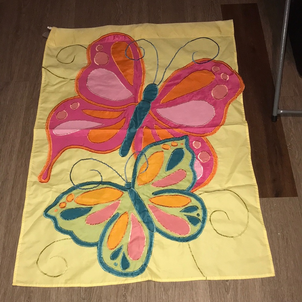 Outdoor Butterfly Flag